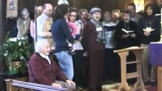 Holy Trinity Anglican Church in SteAgathedeMonts QC singing Silent Night [upl. by Tuddor520]