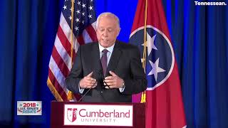 Phil Bredesen says that if he is elected he wouldnt vote for Churck Schumer [upl. by Epul238]