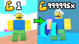 I Became The Strongest In Push Simulator Roblox Defeated Final Boss [upl. by Oilime882]