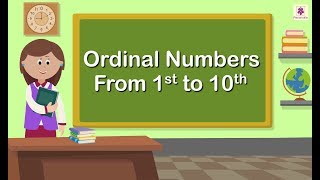 Ordinal Numbers  Mathematics Grade 1  Periwinkle [upl. by Bandeen]