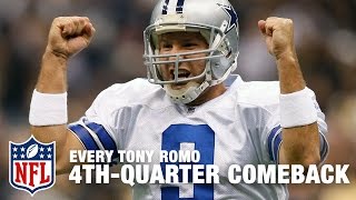 Every Tony Romo 4thQuarter Comeback Victory  Tony Romo Retires  NFL [upl. by Anuahc774]