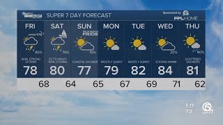 WPTV First Alert Weather forecast morning of March 22 2024 [upl. by Necaj]