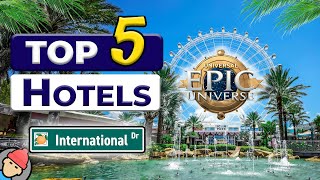 TOP 5 Budget Friendly Hotels on International Drive Orlando [upl. by Ondine54]