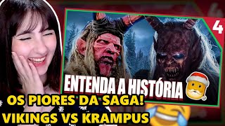 Saga Krampus  Entenda a História do Demônio do Natal  PT 4 REACT PEEWEE [upl. by Ayela]