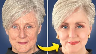 BECOME AGELESS With This Everyday Makeup Routine 50 [upl. by Anifled]