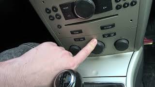 How to Change Airflow Direction in Opel Astra H GTC 2004  2014  Change Blowing Direction [upl. by Aanas]