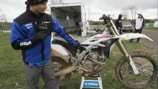 2012 Yamaha YZ250F Test Ride [upl. by Aihtenak]