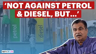 Nitin Gadkari Clears Air On His Stand On EVs Vs Petrol amp Diesel [upl. by Saltzman]