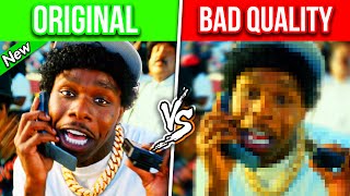 POPULAR RAP SONGS vs LOW QUALITY VERSIONS [upl. by Ricker736]