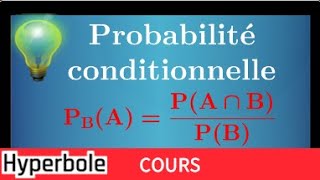 probabilité conditionnelle  comprendre doù vient la formule du cours  très important [upl. by Krasnoff303]