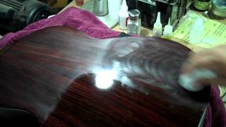 French Polishing for Guitars Part 4 [upl. by Imac18]