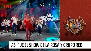 ¡Lo mejor de la cumbia Así fue el show de La Rosa y Grupo Red  Festival del huaso de Olmué 2023 [upl. by Kinch652]