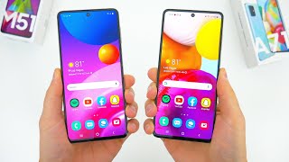 Samsung Galaxy M51 vs A71 Comparison Which Is Better [upl. by Ahsak]