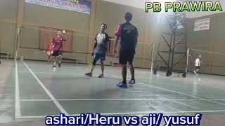 ashariHeru vs aji yusuf PB PRAWIRA [upl. by Aeslahc]