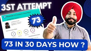 PTE exam review 73 Scores in 30 days how to get 75 bands in 30 days  Gurwinder Sir [upl. by Carce265]