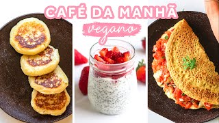 3 IDEIAS DE CAFÉ DA MANHA VEGANO  Pão de batata de frigideira super fácil e gostoso [upl. by Appel763]