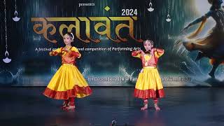 Semi Classical Dance by Tanishi amp Khanak  song  Mere Dholna [upl. by Inanak]