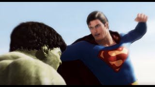 Superman vs Hulk  The Fight Part 1 [upl. by Ardelia]