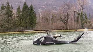 Konner K3 Anfibio  Water Landing  Turbine Powered Amphibious Helicopter [upl. by Cock483]