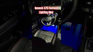 Genesis G70 Footwell Lighting Mod What do you think genesisg70 [upl. by Kcinimod904]