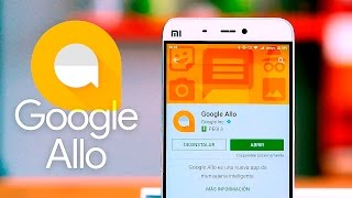 Google Allo la nueva app de mensajería instantánea [upl. by Elna]