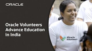 Oracle Volunteers Advance Education in India [upl. by Sisxela]