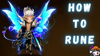 How To Rune Psamathe Water Fairy King Summoners War [upl. by Seiber648]