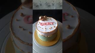 Easy Cake Design shorts parthsrecipes [upl. by Abramo687]