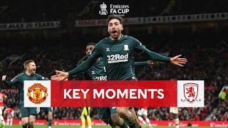 Manchester United v Middlesbrough  Key Moments  Fourth Round  Emirates FA Cup 202122 [upl. by Hachmann674]