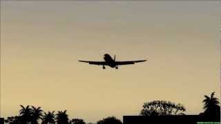 OMAN AIR A330300 Landing at Khartoum Sudan [upl. by Lemuelah234]