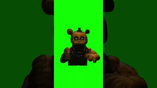 Golden Freddy Shaking FNAF meme  Squimpus McGrimpus  Green Screen [upl. by Yenahpets]