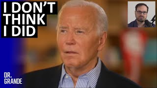 President Refuses to Take Cognitive Test After Sidestepping Questions  Joe Biden Interview Analysis [upl. by Ursulina]