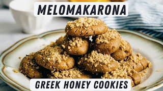 Melomakarona Greek Honey Cookies [upl. by Navannod85]