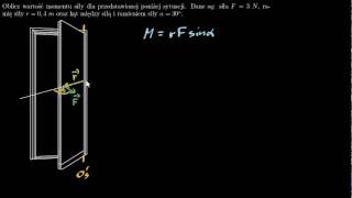 fpb102  Moment siły  Zadanie z fizyki  filomaorg [upl. by Downall117]