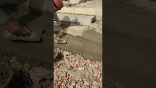 Step Plastering ✅ plaster construction satisfying viralvideo civilengineering fastwork skills [upl. by Pavel]