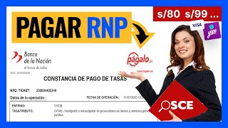 Cómo PAGAR el RNP por Págalope 2023  Yape o Tarjeta  Muy fácil [upl. by Franky]