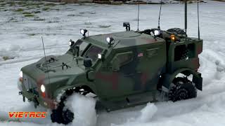 US Army Oshkosh JLTV in Last Snow [upl. by Guarino]