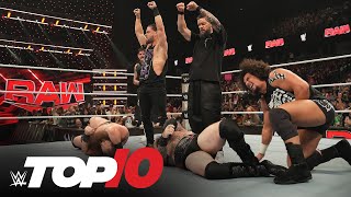 Top 10 Monday Night Raw moments WWE Top 10 Nov 18 2024 [upl. by Burrill]