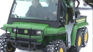 John Deere Gator TH 6x4 Diesel quotWINTER VIDEOquot [upl. by Ardelis]