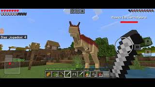 Ep 2 temporada 1 Minecraft préhistóric life a dupla de allosauros ataca cleude a carnotauro [upl. by Gow916]