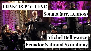 Poulenc Sonata for Flute and Orchestra Michel Bellavance [upl. by Eibreh]