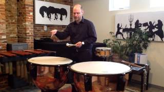 Percussion Timpani Stroke Grip and Other Techniques [upl. by Ahtnammas186]