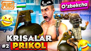 🤣PUBG  KRISALAR PRIKOL 2 ● KICHKINA KRISA 😍OZBEKCHA DUBLYAJ PRIKOL 2022 [upl. by Sivatnod404]