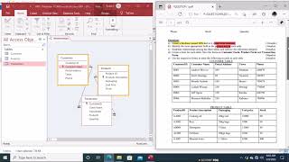 DATABASE PRACTICAL FULL 3 MIS DATABASETABLES FORMS QUERIES RELATIONSHIPS AND REPORTS [upl. by Adiesirb]