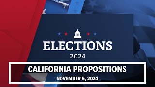 California Propositions  Breaking down all 10 on the Nov 5 2024 ballot [upl. by Alikahs]