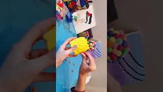 Decorate pen holder using super clay  clay crafttrending shortvideo clay [upl. by Dnaltiac36]