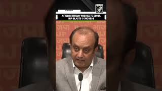 After birthday wishes to Sonia Gandhi BJP’s Sudhanshu Trivedi blasts Congress on George Soros issue [upl. by Eatnuahs]