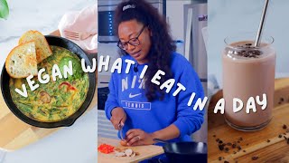 Vegan What I Eat in a Day amp My Favorite Vegan Snacks  Easy amp High Protein [upl. by Daenis995]