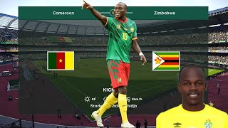 ⚽ Cameroon vs Zimbabwe ⚽  Africa Cup of Nations Qualifier 11192024  PES 2024 [upl. by Delmar880]