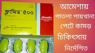 Flamyd 500 mg কি কাজ করে ll flamyd 500mg tablet use in bangla ll ফ্লামিড ৫০০গ্ৰাম ট্যাবলেট খাওয়ার [upl. by Maples192]